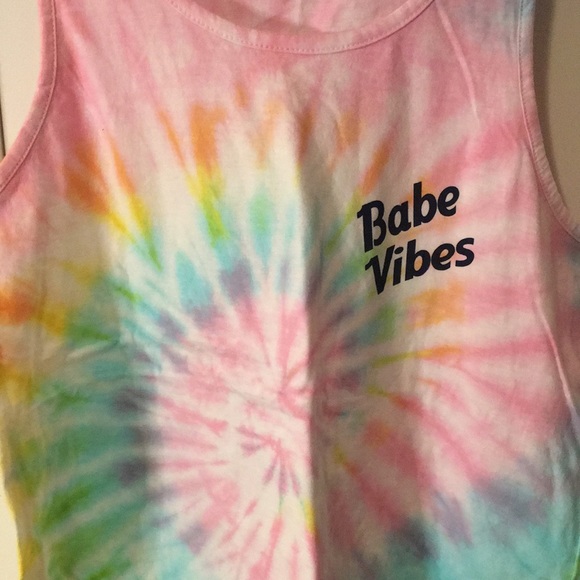 Tie Dye Babe Tank Top - Picture 2 of 4